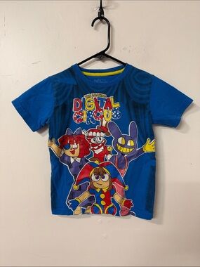 The Amazing Digital Circus Blue Graphic Kids Tee